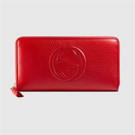 burgundy gucci soho wallet|genuine Gucci women wallet.